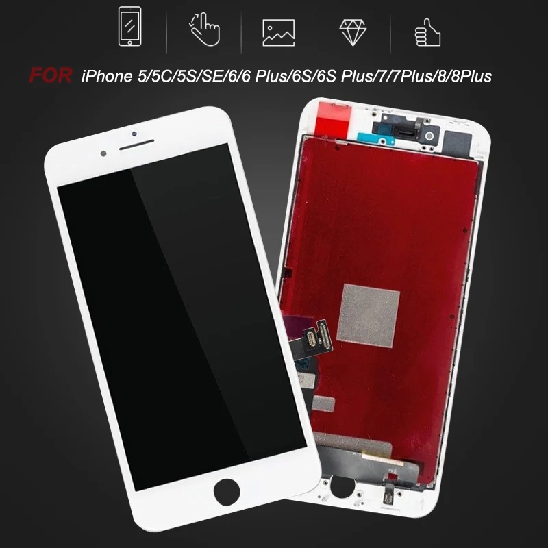

LCD 3D Touch Screen Digitizer+11Pcs Cell Phone Opening Pry Repair Tool Kit Screen Phone LCD Replacement Full Digitizer Assembly