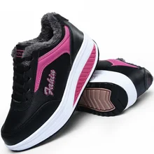 Зимняя женская обувь для бега; женская обувь для путешествий на платформе; женская обувь для тренировок из плюша; ботильоны; zapatos mujer; 212