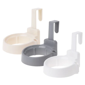 

Plastic Hair Dryer Rack Shelf Bathroom Storage Holder Free Punch Door Hook Mount