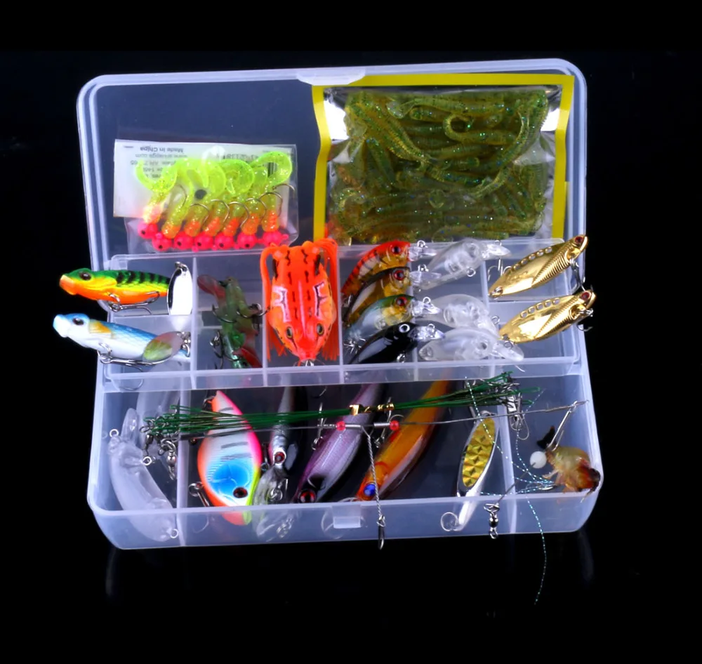 Buy 90Pcs Fishing Lures Set Mixed Minnow Pike Lure Kit