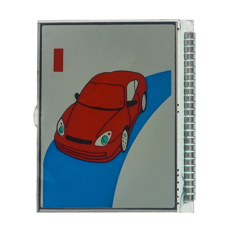 Pantalla LCD para Magicar ruso sistema de alarma de 2 vías para coche scher-khan Magicar A control remoto lcd cadena de llave de control remoto Scher Khan MA