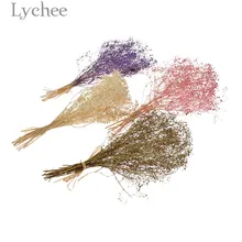 Lychee Life натуральный гипсофиловый букет из сушеных цветов декоративный цветок для рождественской елки Украшение Дома