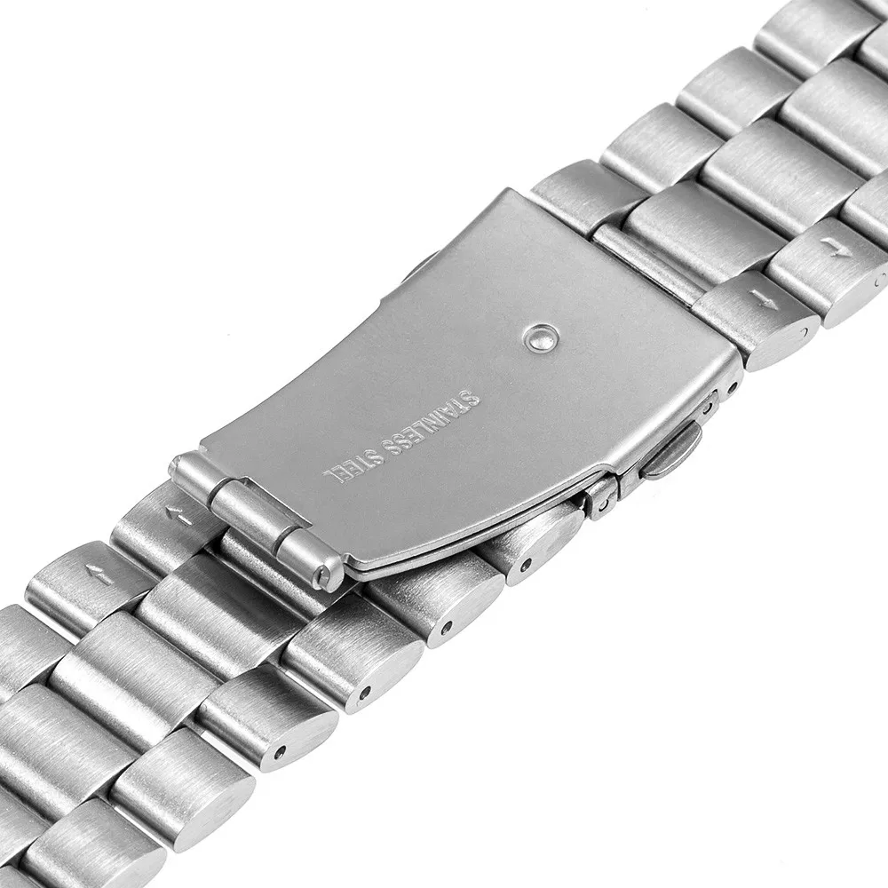 3 указатель Нержавеющая сталь ремешок для Apple Watch iwatch 38 мм 42 мм Band ремешок браслет черный, серебристый цвет + Адаптеры для сим-карт +