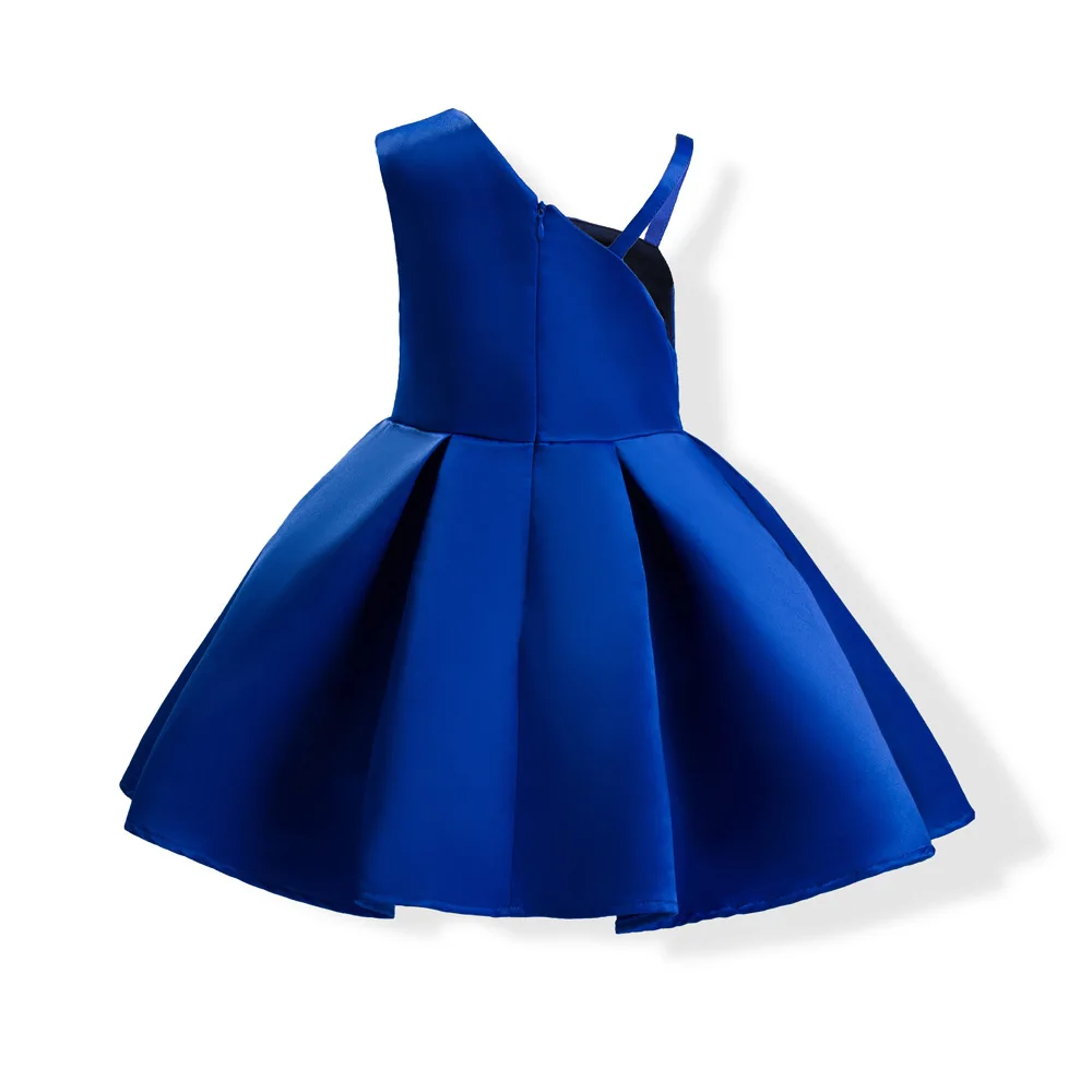 bow ball gown flowers kids princess dress girls summer fall red blue off shoulder little baby girl party dress wedding clothes  4 5 6 7 8 9 10 11 12 13 14  years old little big teenage girls  princess dress baby toddler girls party dresses ( (9)