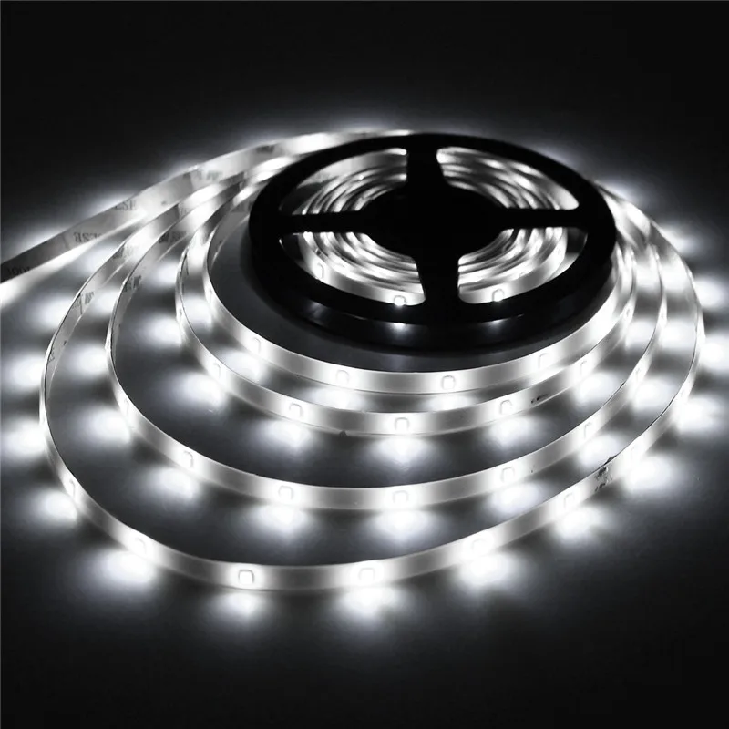 #Best 5m Waterproof Solar LED Strip Light 2835smd IP65 Pure White warm White Single Color LED StripOutdoor Garden Decor