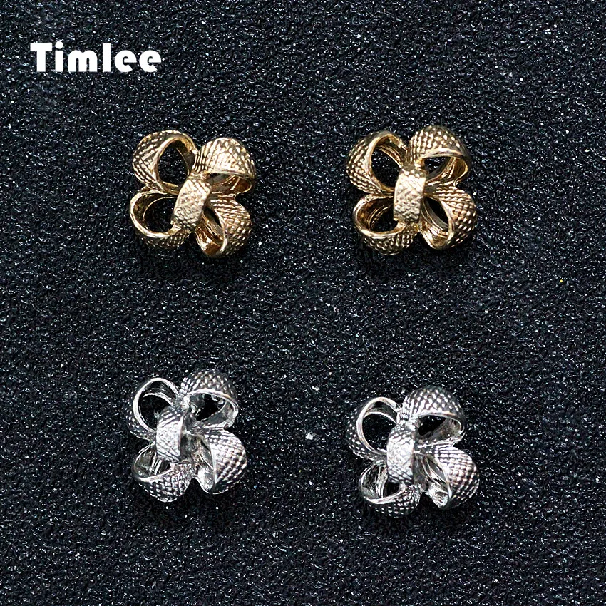 Timlee E242 Fashion New Metal Flower Earring Simple Hollow Floret Studs Earrings Jewelry. | Украшения и аксессуары
