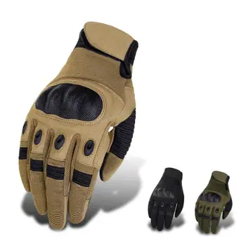 

Full finger Tactical Military Carbon Fiber Hard Knuckle Touch Screen Army Outdoor Men Gloves(STG051104)