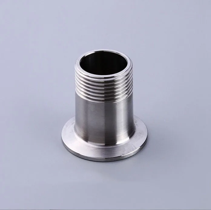 

1.5'' Tri Clamp to 1'' Male BSPT adapter, Sanitary Stainless Steel 304