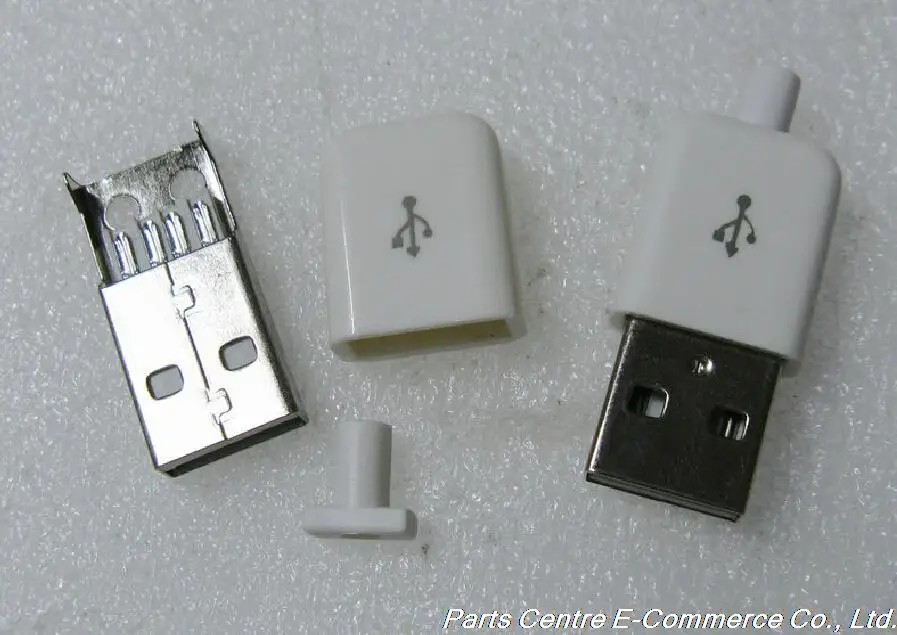 Коннектор USB 2 0 типа А папа 4 контакта 20 шт. | Компьютеры и офис