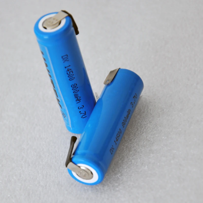 750 MAh AA 3 7 Volt 14500 Lithium Ion Battery With Tabs Toys Hobbies 750-mah-aa-3-7-volt-14500-lithium-ion-battery-with-tabs-toys-hobbies