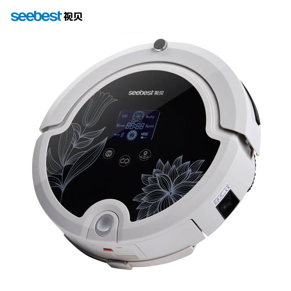 

Robot Vacuum Cleaner with Remote Control,Intelligent Anti Fall Vacuum Cleaner LCD Screen, Seebest C571, Russia Warehouse