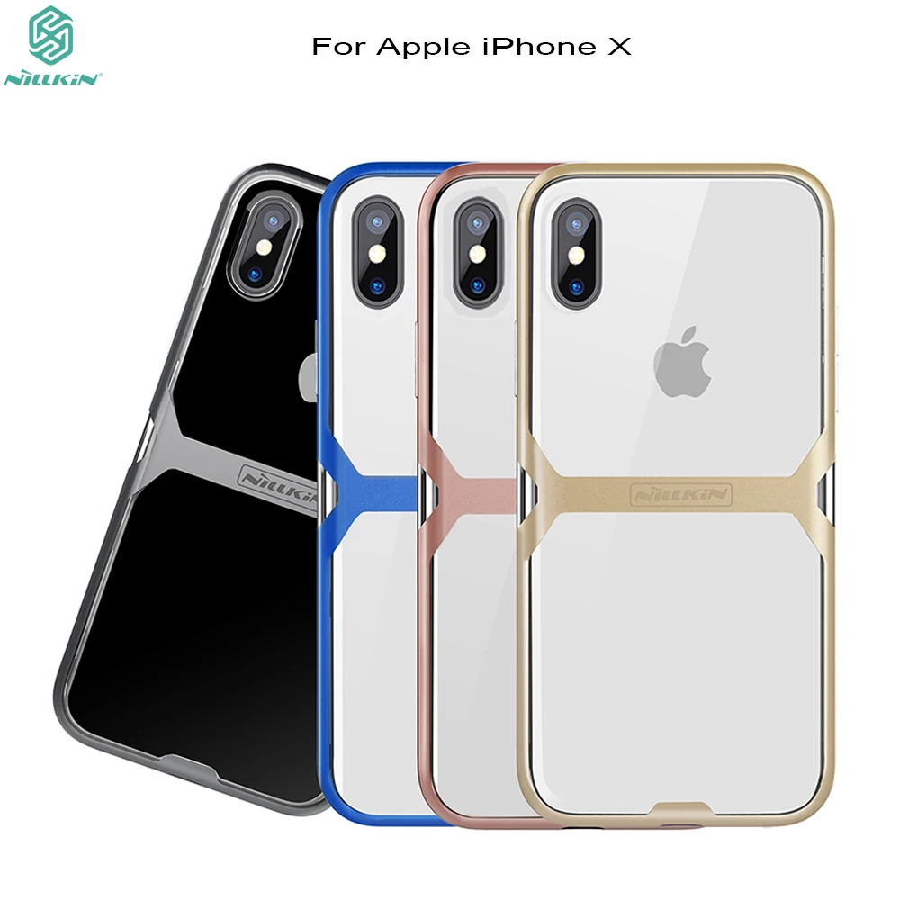 Cover for iphone x case Nillkin 2 in 1 Nature TPU combine PC bumper phone case for iPhoneX case