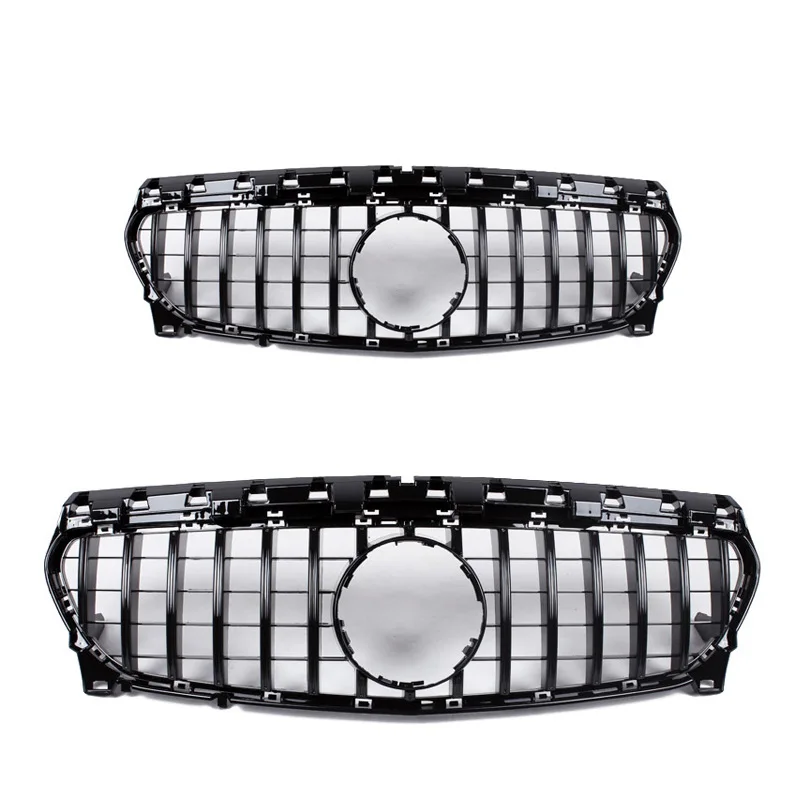 

GT-R Style vertical bar ABS Black Grille Fit For BENZ W117 CLA 180 200 260 45