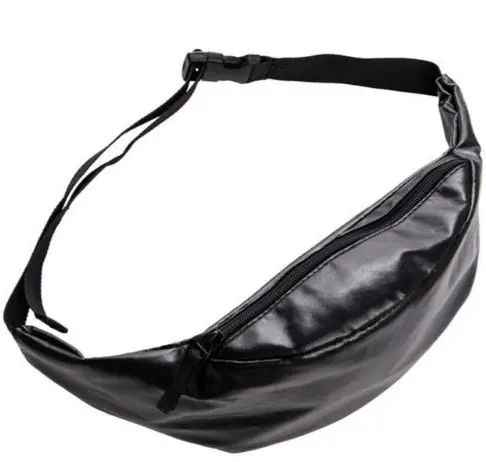 الأزياء بلينغ الجلود الخصر حزم النساء الفضة mochila cintura الحقيبة pu عارضة فاني حزمة الخصر حقيبة حزام حقيبة الرجال حقيبة