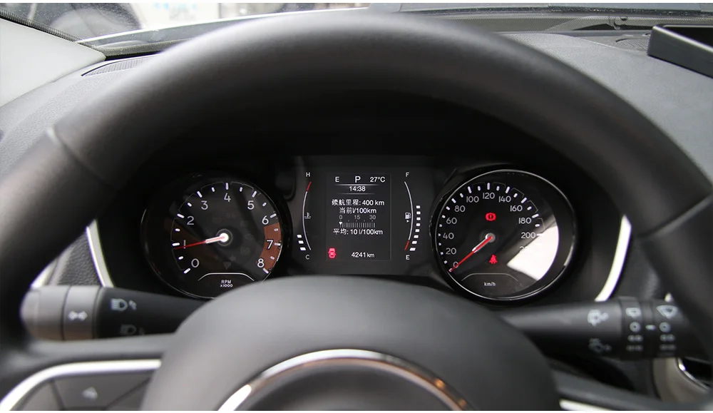 Estilo do Carro Apto para Jeep Shineka Painel Decoração Anel Instrumet Capa Guarnição Quadro Etiqueta Compass 2020 Acessórios Interiores 11 jeep compass 2017 acessórios interiores