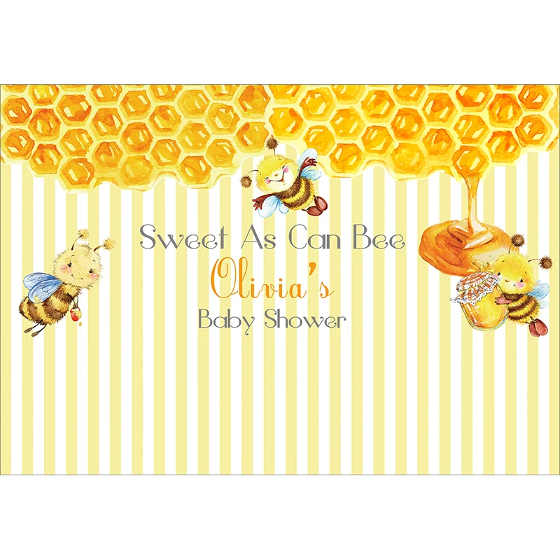 Allenjoy Photography Background Bee Theme Baby Shower Birthday Party Allenjoy Photography Background Bee Theme Baby Shower Birthday Party