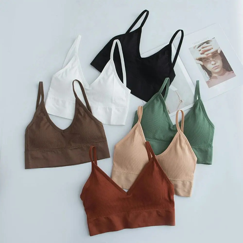 U-shaped Seamless Tube Top Bra Beauty Back Sling Strap Wrapped Chest Anti-light Ladies Sports Fitness Top Bra Underwear U-shaped Seamless Tube Top Bra Beauty Back Sling Strap Wrapped Chest Anti-light Ladies Sports Fitness Top Bra Underwear