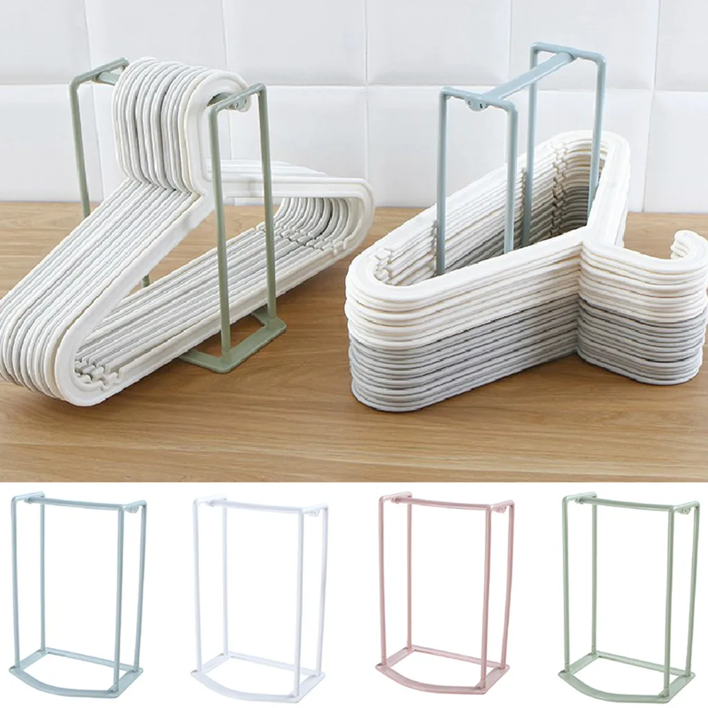 

Smart Design Clothes Hanger Stacker Holder Storage Organizer Rack