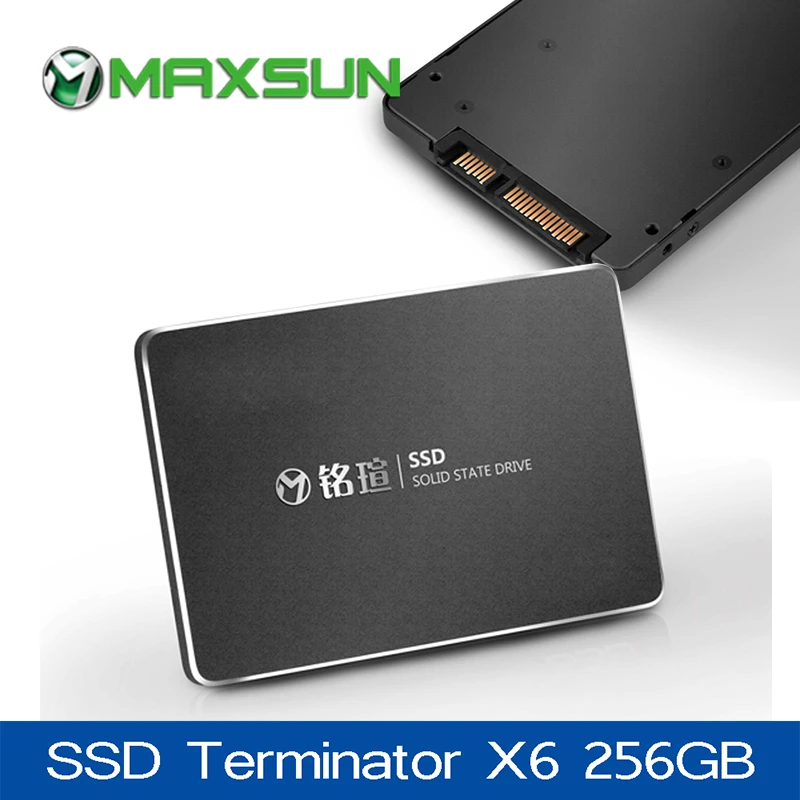 MAXSUN Terminator SSD X6 256GB 256GB X6 SATA 6 Gb/s ssd interno 100*69,8*7,1mm SMI 520 MB/S gris 42,1g peso de 4 pc de de estado sólido internos| - AliExpress