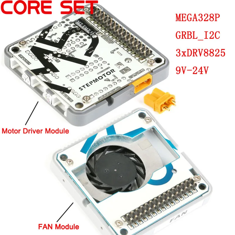 Модуль драйвера двигателя шагового для Arduino ESP32 GRBL 12C MEGA328P аналог адаптера