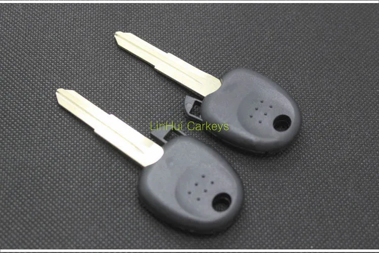PINECONE для HYUNDAI SANTAFE ключи аварийные ключи автомобиля без выреза с канавкой справа латунный пустой Клинок прямой ABS ключ оболочки 1 шт