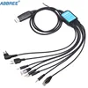 ABBREE 8 в 1 USB кабель для программирования BaoFeng UV-5R Motorola Yaesu Icomfor hyt Ham двухканальные рации автомобиля мобильное радио ► Фото 2/6