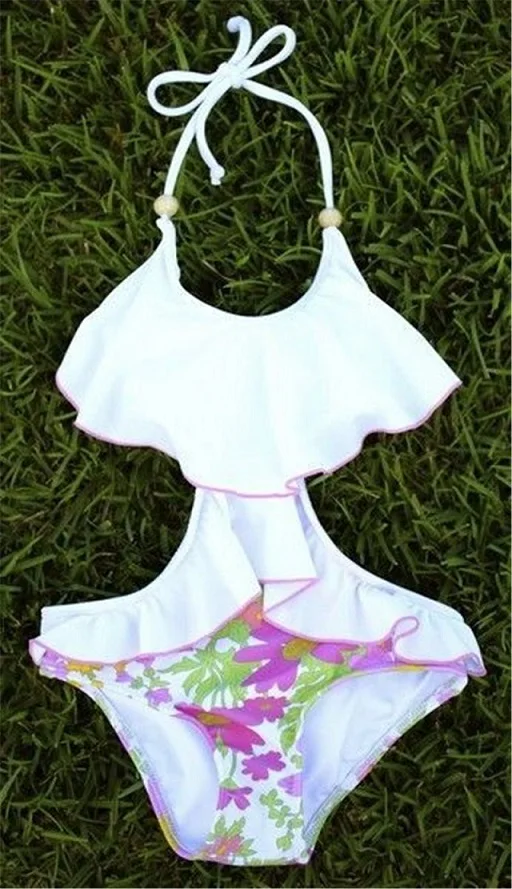 Buy Girls Swimsuit with bow bathing suit badpak baby