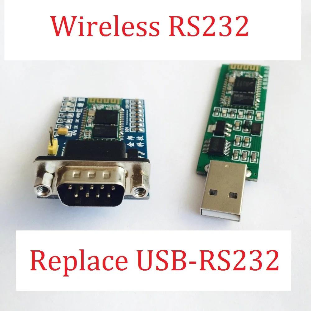 10M Wireless Bluetooth Programming Adaper for RS232, Replace USB to