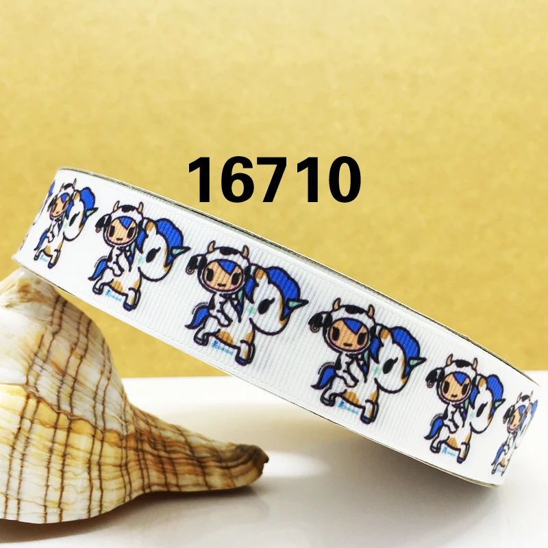 50 ярдов мультфильм напечатанный grosgrain ленты 16722