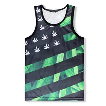 Мужской спортивный жилет для путешествий, гавайский сетчатый принт, кленовый лист, мужской тренировочный жилет, удобные дышащие мужские футболки, летние пляжные