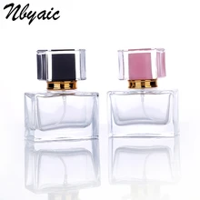 Nbyaic high-end 1pcs 30ml mini glass spray perfume bottle atomizer spray can travel portable cosmetics can fill empty bottles