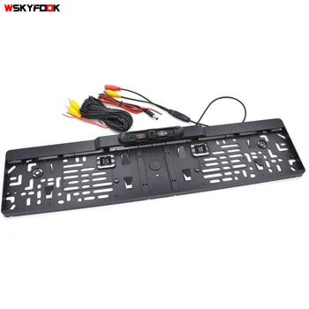 

Universal car Camera 4 IR Light European License Plate Frame car Rear View Cameras Backup Reverse Night Vision