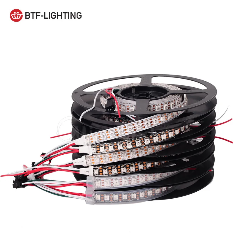 

Wholesale 1m,144 leds/pixels/m WS2812B led pixel strip ,Dream Color; Waterproof in silicon coating IP65