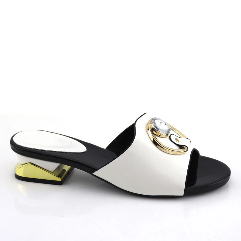 

Short Pumps White Color African shoes without bag set Italian Shoes African Shoes Comfortable Women Shoes For Parties