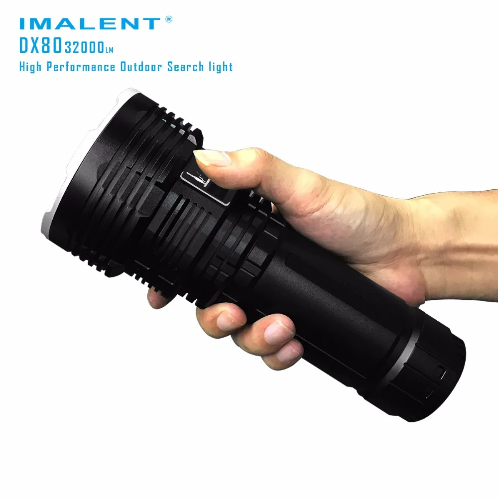 Super Torch Search light IMALENT DX80 8 * CREE XHP70 MAX. 32000 lumen