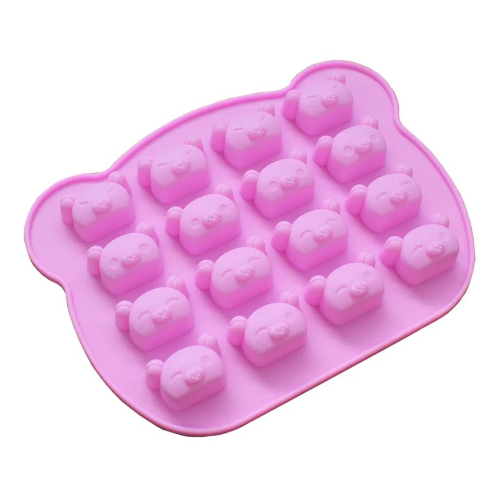 

2019 ART Pig Silicone Mould Mold Chocolate Candy Gummy Maker Ice Jelly Tray convenient and practical household items Tool