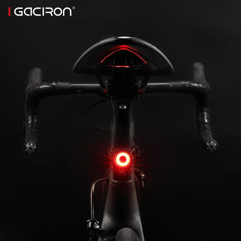 Gaciron Bike Taillight IPX5 Waterproof Riding Rear Light Led Usb Rechargeable Road Cycling Light Bicycle Light