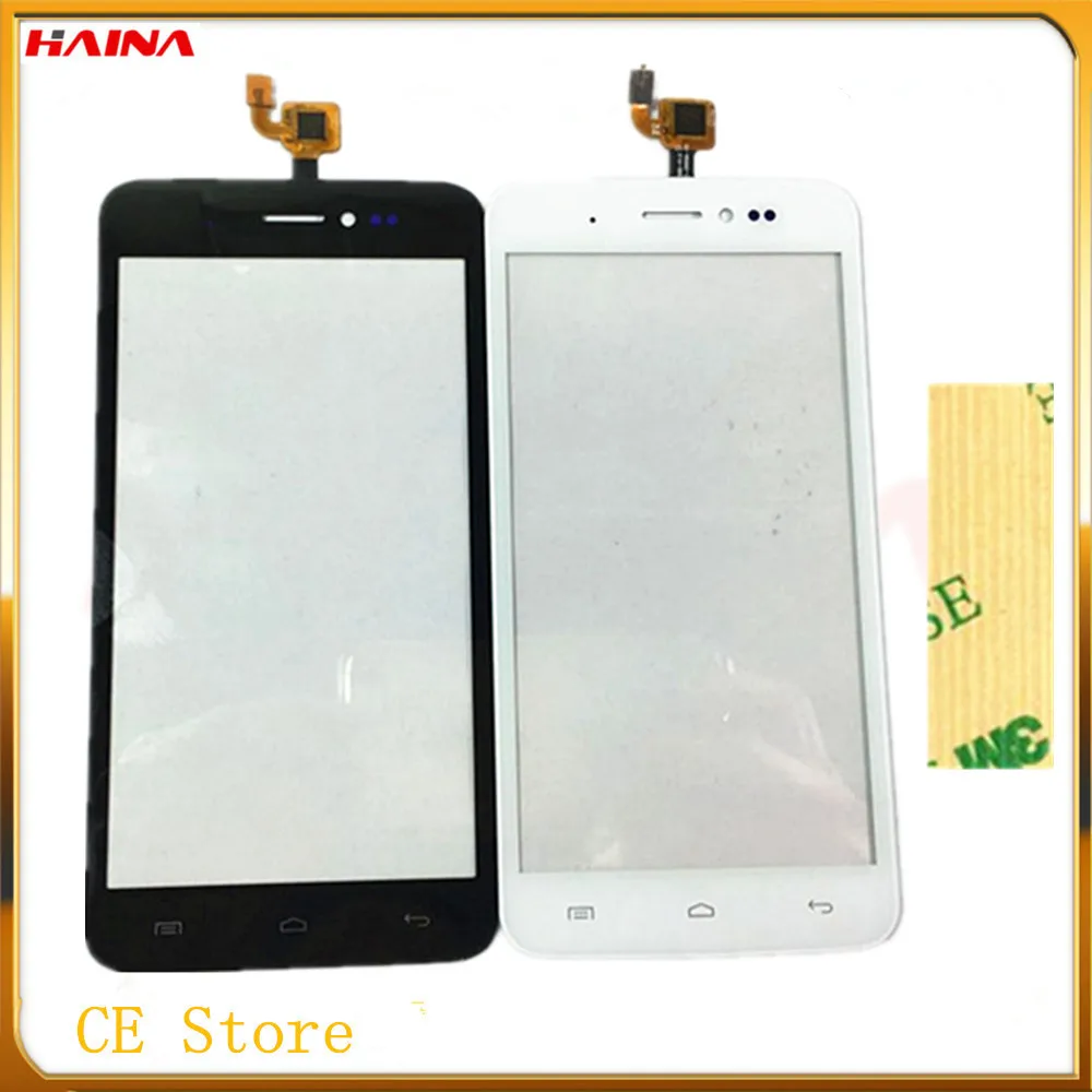 

5.0"Tested Touchscreen For Explay Rio Play Touch Screen Sensor Digitizer Front GlassTouch Panel ReplacementBlack Color+3M Tape