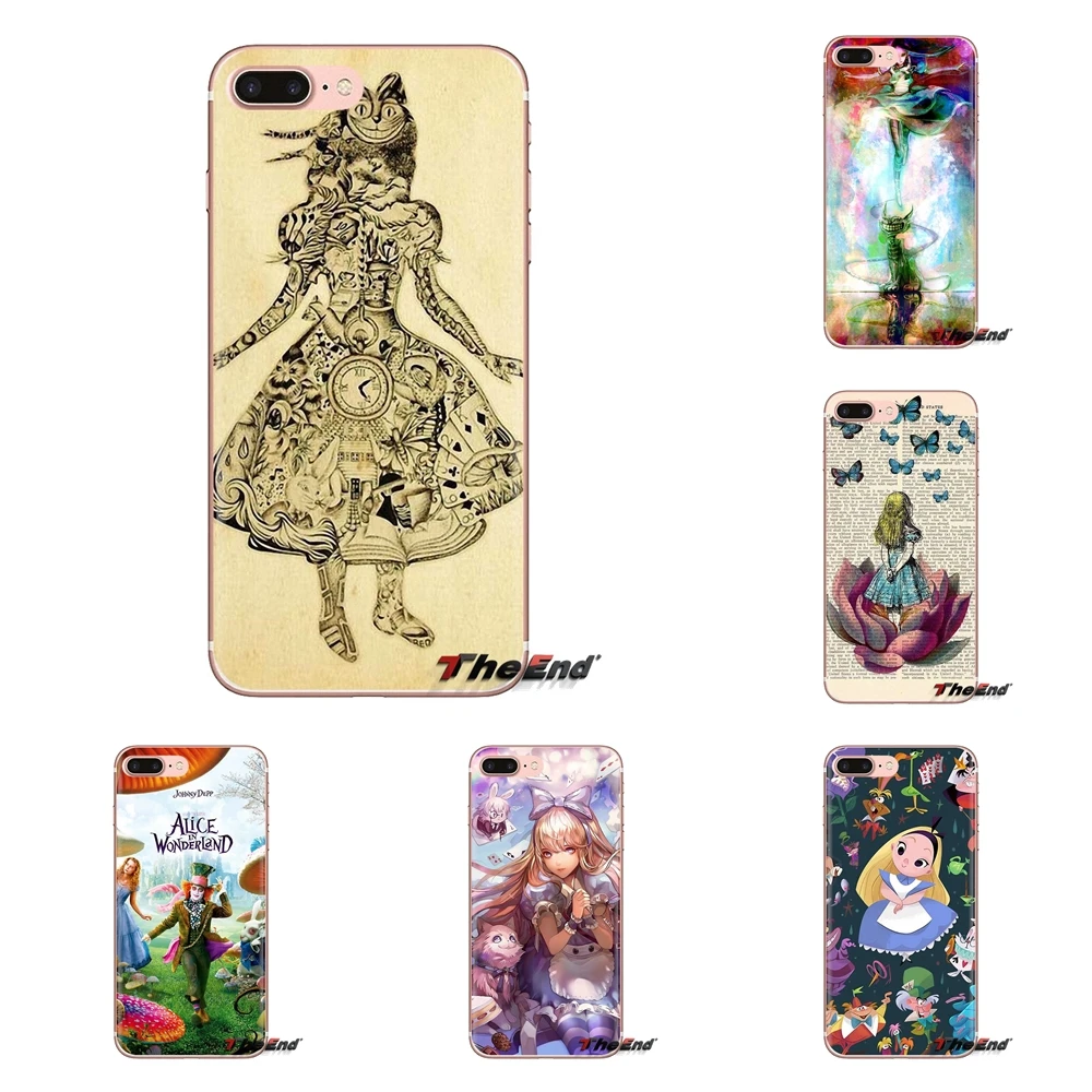 Для телефона sony Xperia Z Z1 Z2 Z3 Z5 compact M2 M4 M5 C4 E3 T3 XA huawei mate 7 8 Y3II Alice in Wonderland Ариэль Золушка |