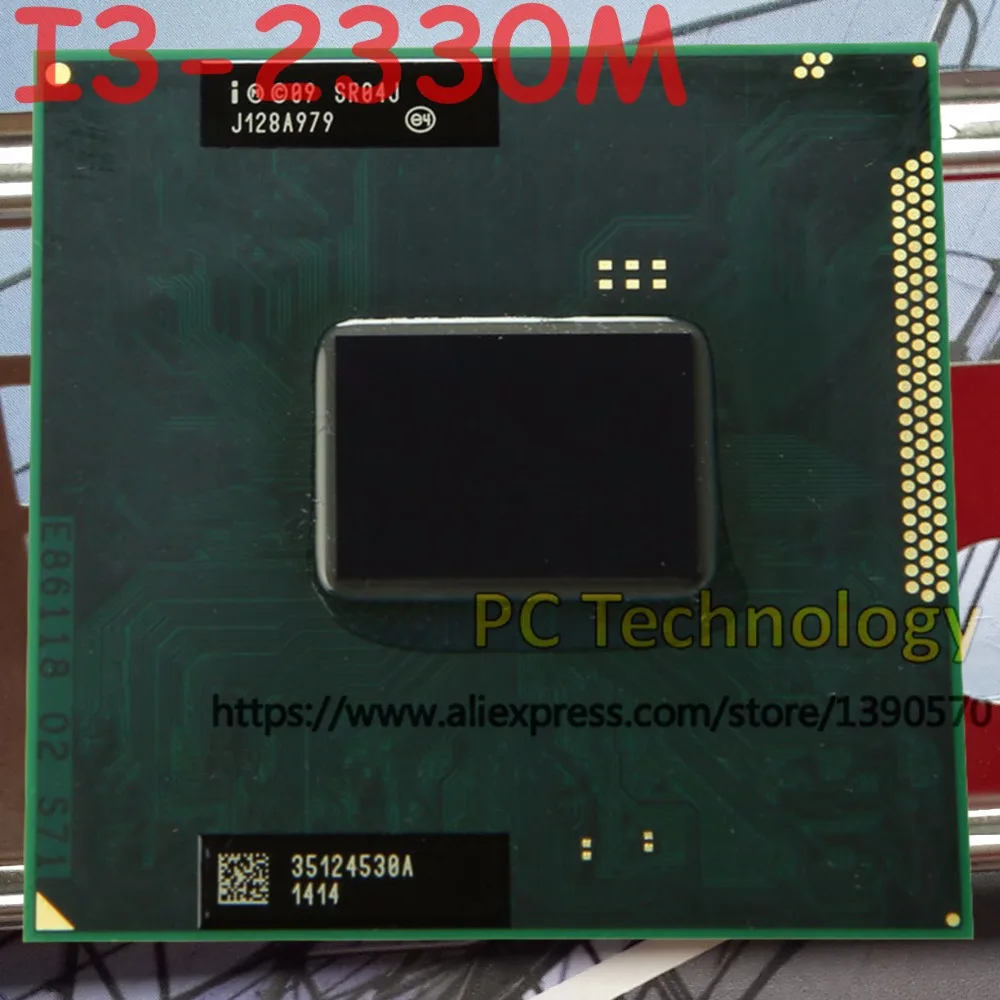 Оригинальный процессор Intel core i3-2330M 2 20 ГГц 3 Мб двухъядерный i3 2330M SR04J FCPGA988 для