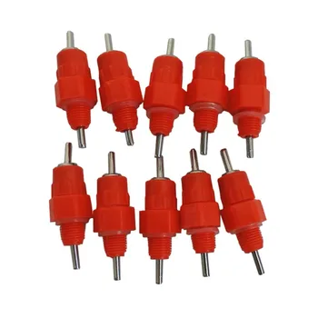 

30PCS Chicken Water Feeder Poultry Nipple Automatic Drinker Duck Hen Screw Style Drinking Equipment