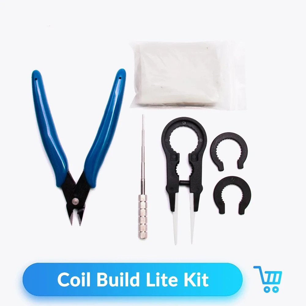

Quartz Banger Coil DIY Tool Kit Pliers Coil Jig Ceramic Tweezers Vape Cotton for RDTA Tank Atomizer E Cigarettes DIY Tools Kits