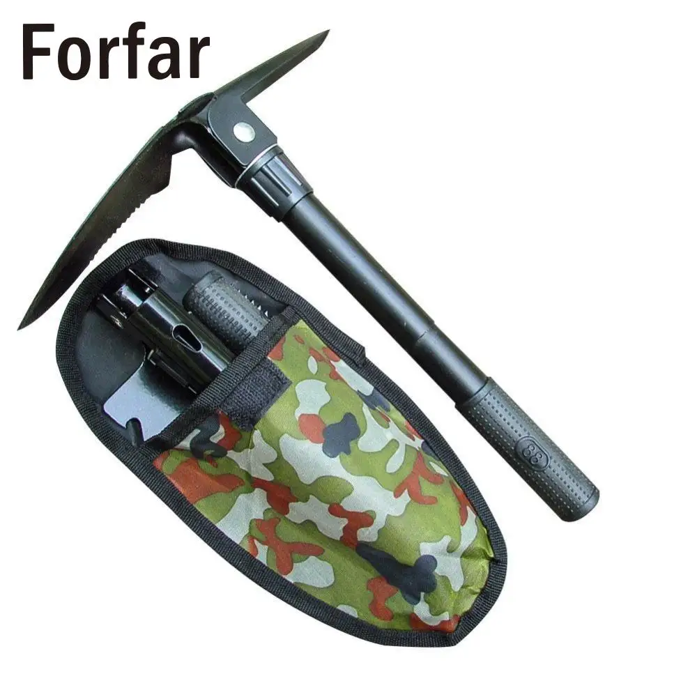 

Forfar Military Folding Metal Shovel Survival Spade Shovels Camping Outdoor Kit