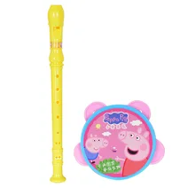 Peppa pig Джордж барабанная палка музыкальный инструмент головоломка музыка ребенок Пегги игрушка 2 шт. набор детский подарок детская игрушка