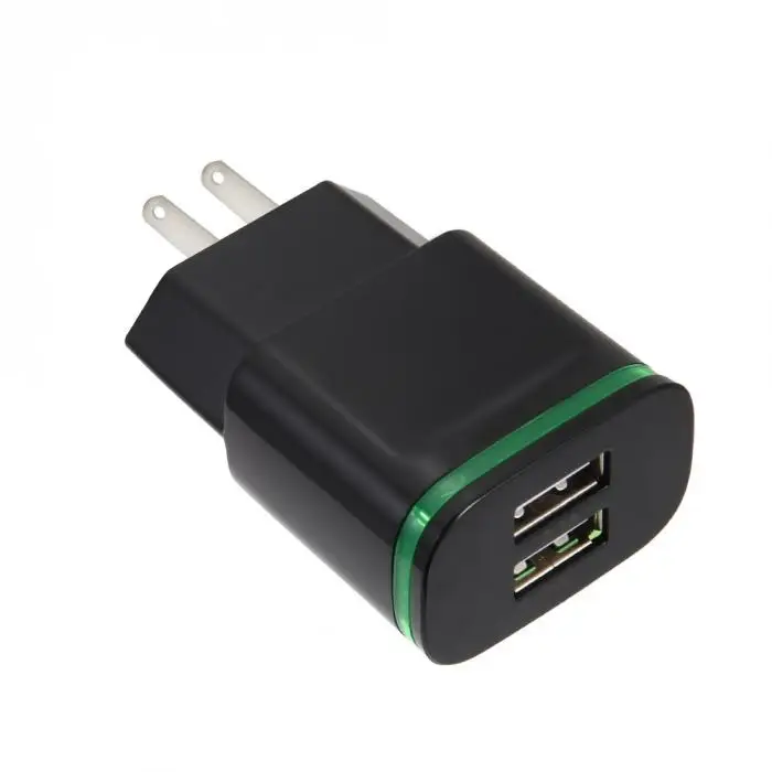 Мобильный телефон 2 порта USB зарядное устройство 5 В 2A дорожное устройство для быстрой зарядки настенный адаптер ING-SHIPPING