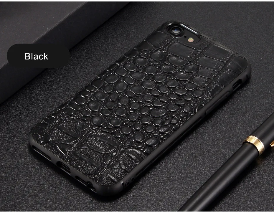 NKOBEE For iPhone8 Case Leather Crocodile 3D Coque For iPhone 8 Plus Case Luxury Silicone TPU Cover For iPhone 8plus Case Slim (8)