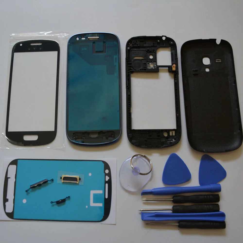 Full Housing Parts For Samsung Galaxy S3 mini i8190 Front & Middle