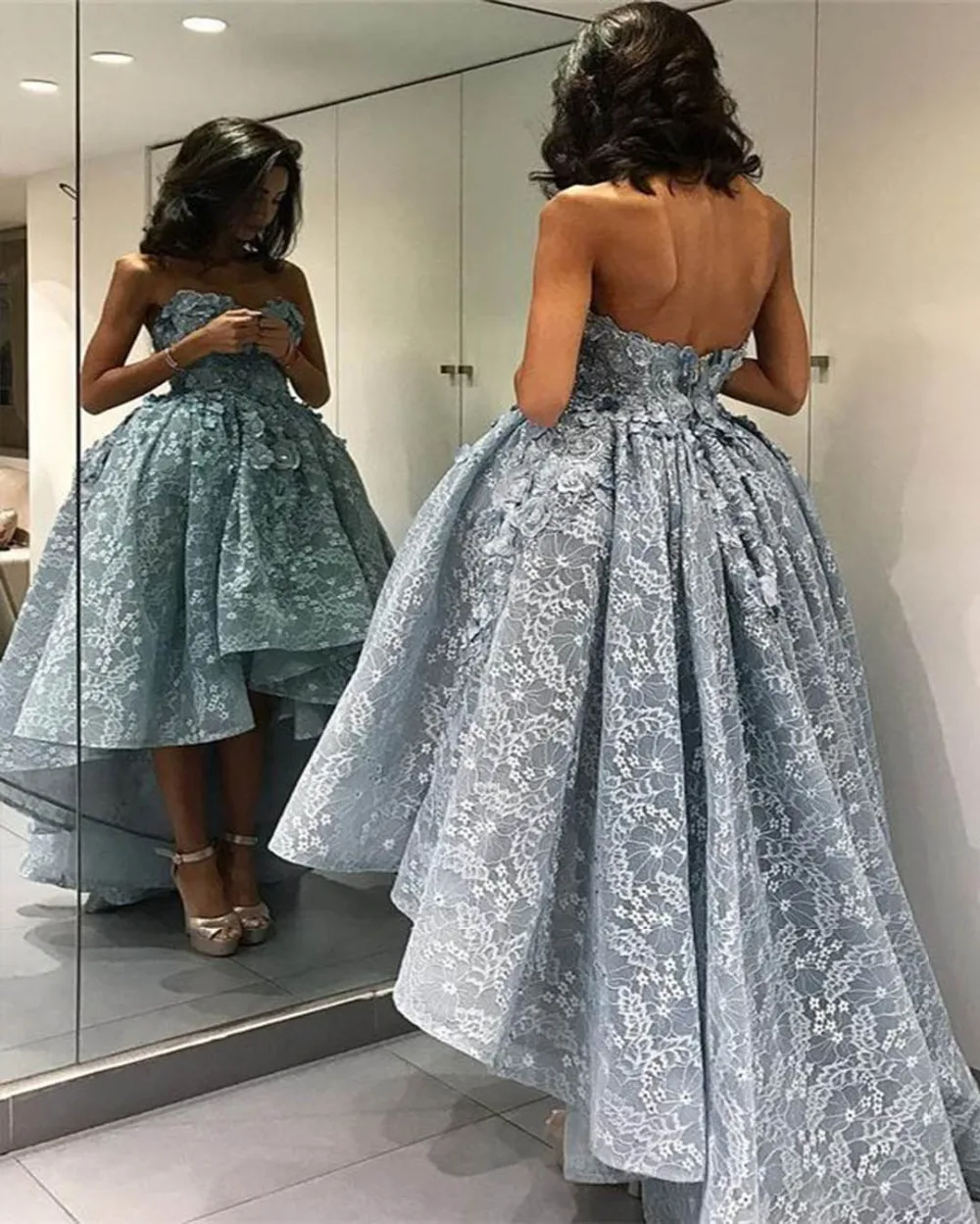 high low elegant dresses