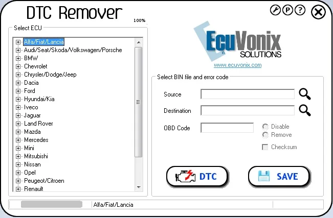 EcuVonix полный пакет(DTC Remover 1.8.8.5+ ИММО Универсальный декодирования 4,5+ EDC17 контрольная Calc+ подушка безопасности Универсальный Ремонт 3,8