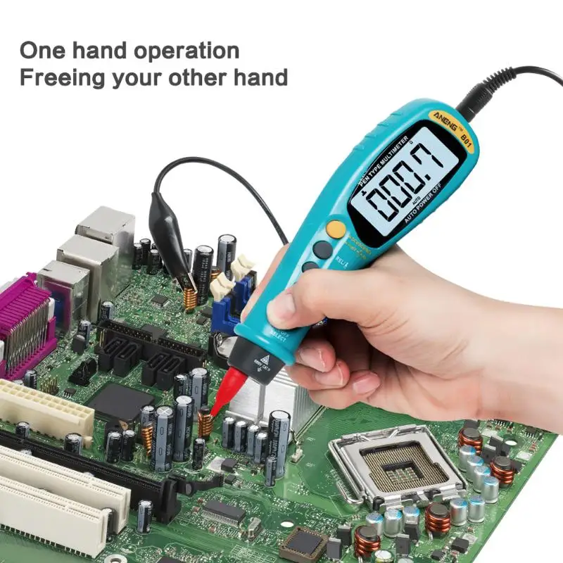 

Pen Type Digital Multimeter Auto-Range True RMS NCV 6000 Counts AC/DC Voltage Electronic Meter Car Multi Meter